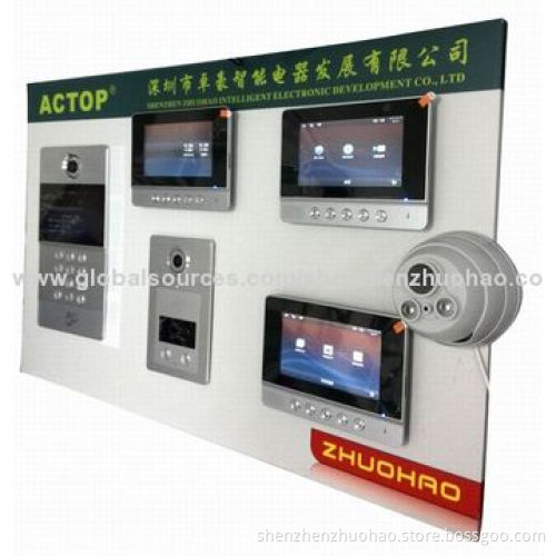 ACTOP Digital peephole TCP/IP Video Intercom System for Villas, Supports IC Card Access
